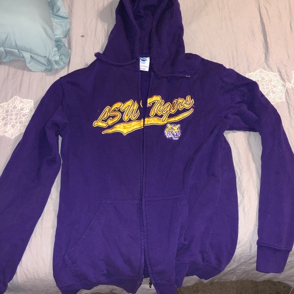 LSU tigers zip up jacket - Picture 1 of 2